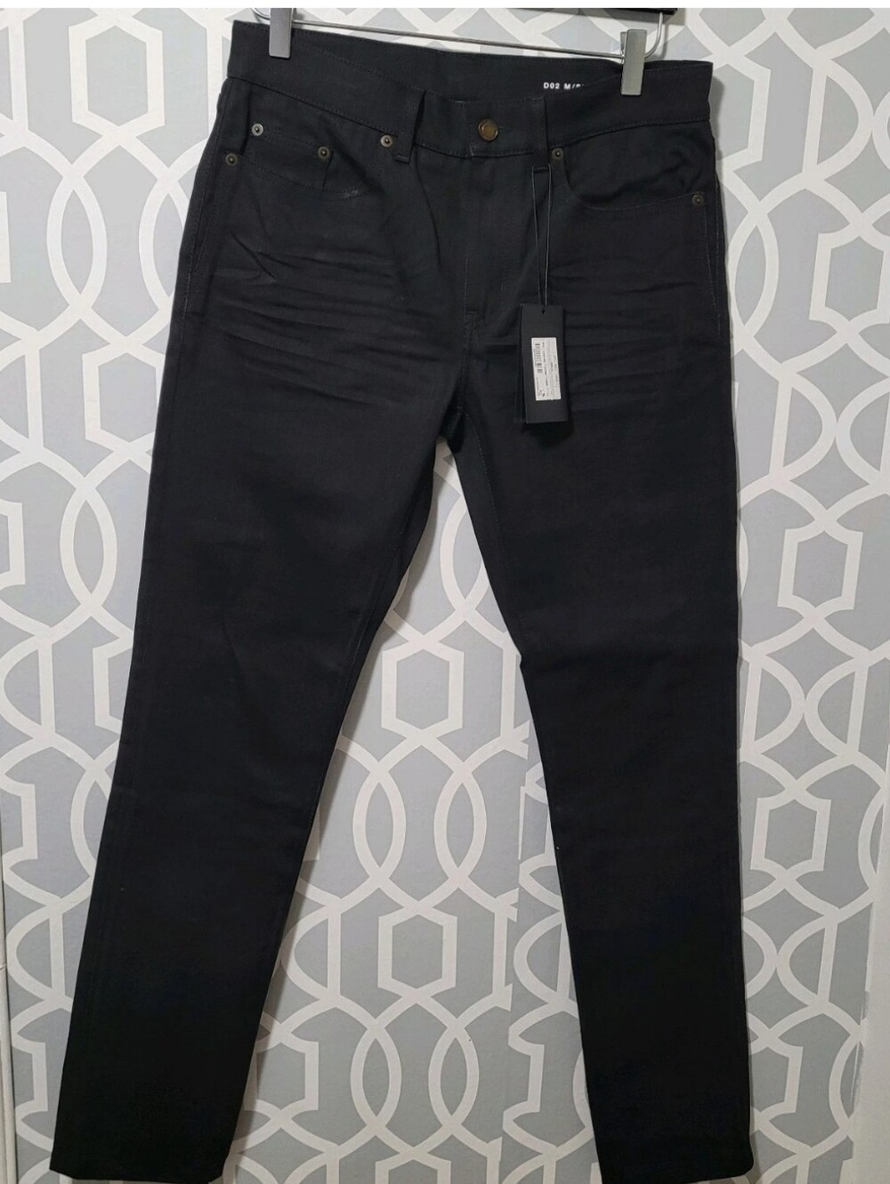Saint Laurent Black Denim Jeans Size 31 D02 M/SK-LW  New Ysl